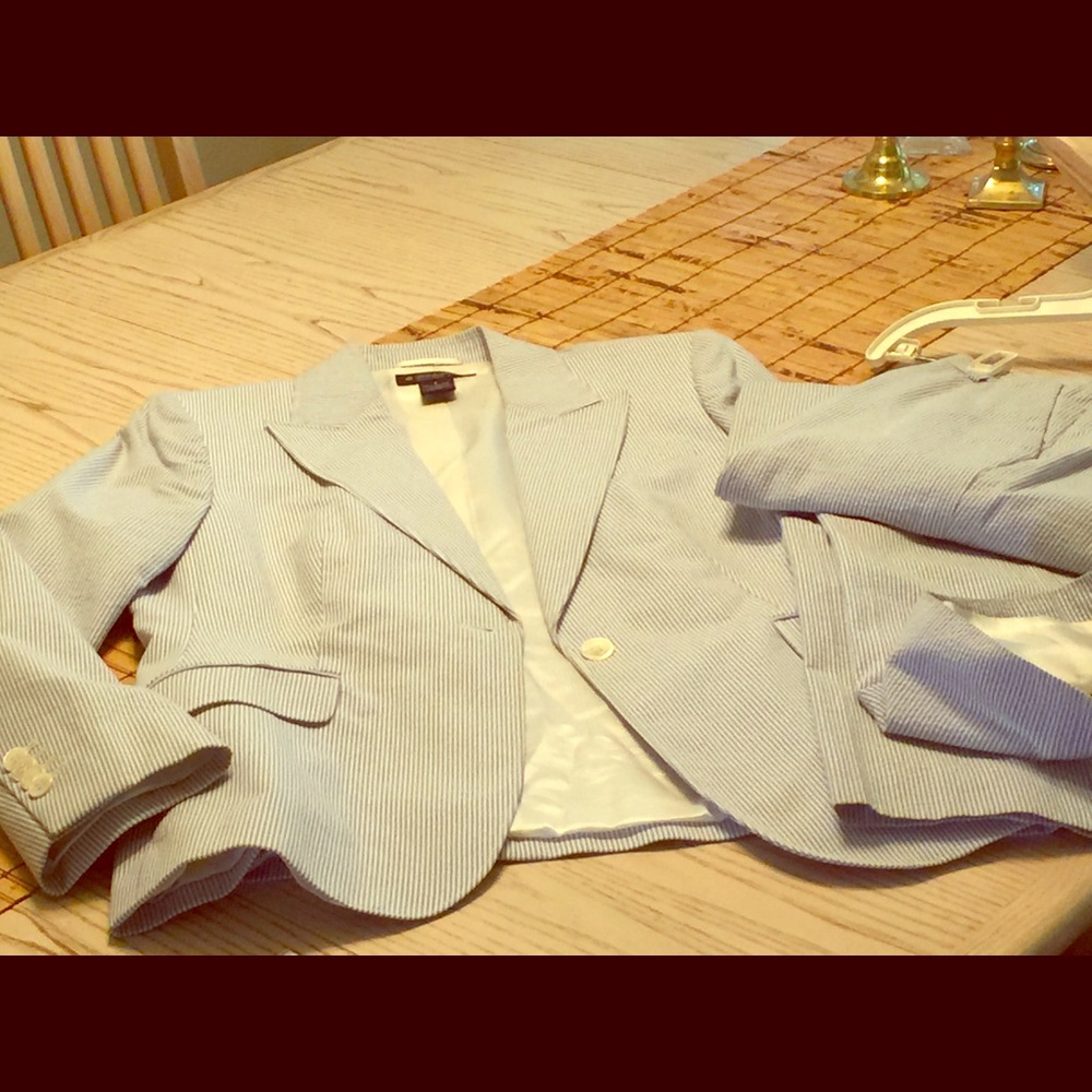 Pantsuit by Brooks Brothers Seersucker 8 and 10